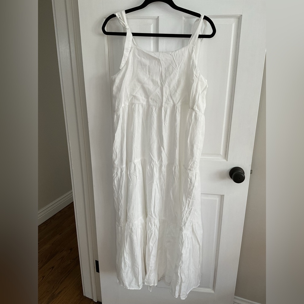 Label of Love White Maxi Dress size XL